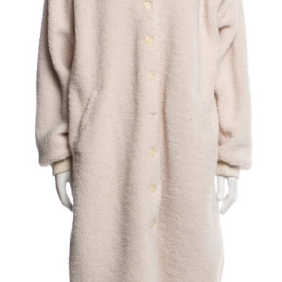 THE GREAT. Cream Teddy Jacket - Picture 7 of 9